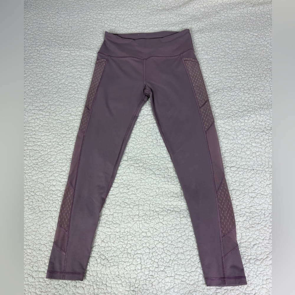 Victoria's Secret Mauve Leggings with Mesh Panels